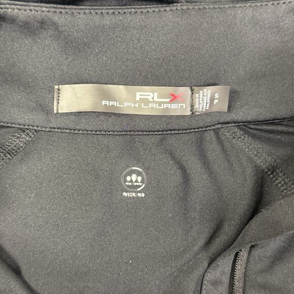 RLX Ralph Lauren Black Quarter Zip Performance Top Women’s Small TPC Sawgrass - Picture 10 of 12